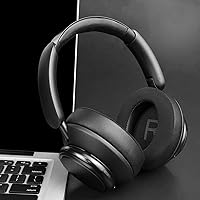 Vista 3 de SOULWIT Cooling Gel Earpads Replacement for Anker Soundcore Space Q45 Headphones, Ear Pads Cushions with Ice Silk Fabric, High-Density Noise