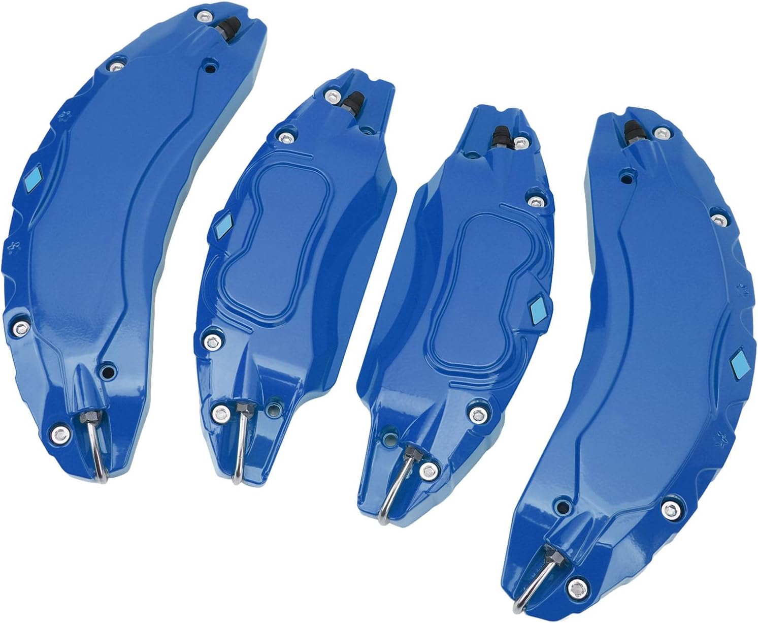 Caliper Guard, Brake Caliper Protector Cover 4 Pcs for 18in 19in Wheel Hub for (Blue)