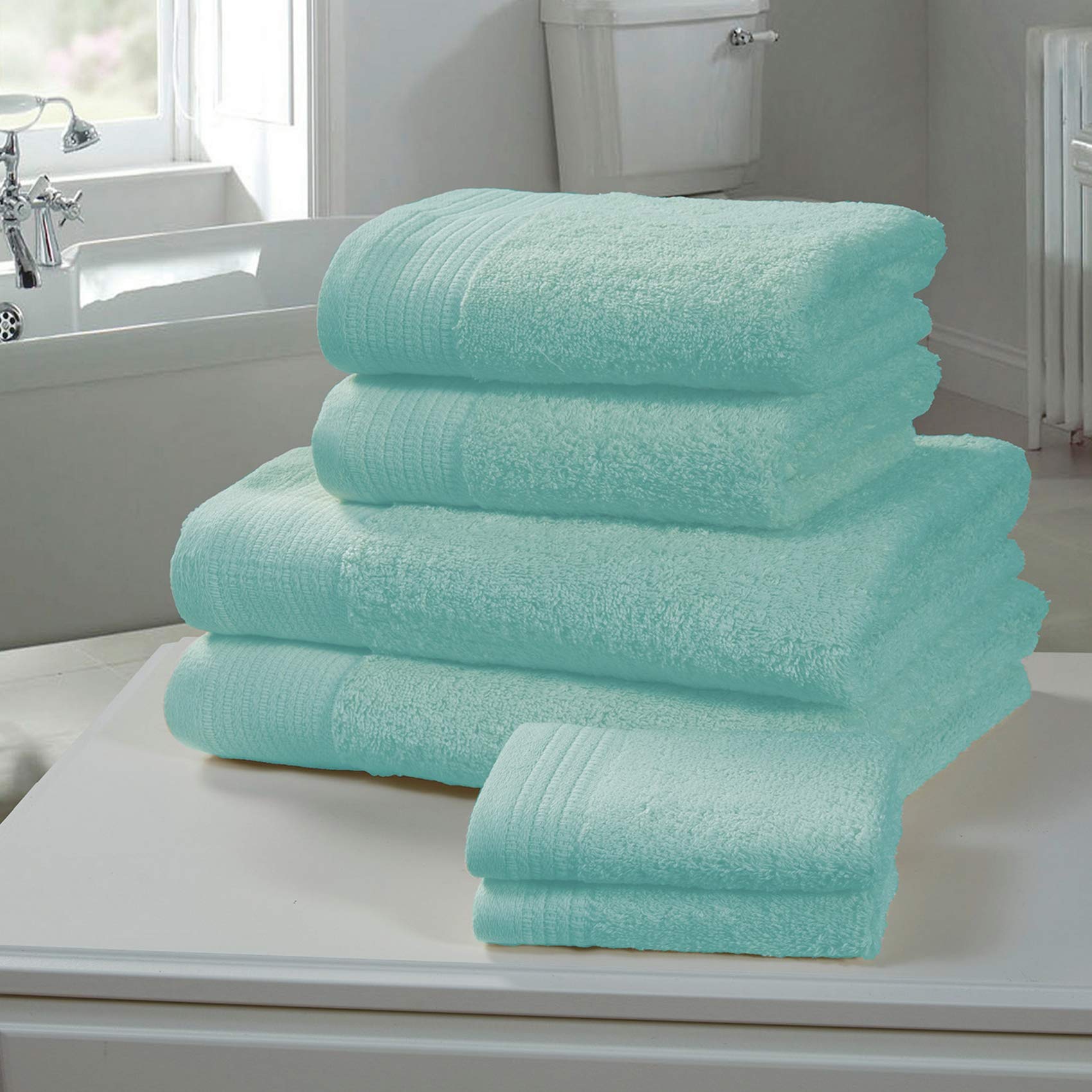 Arr Arr (6 Pieces, Turqoise) 100% Egyptian Cotton Towels Chatsworth Towel Bale