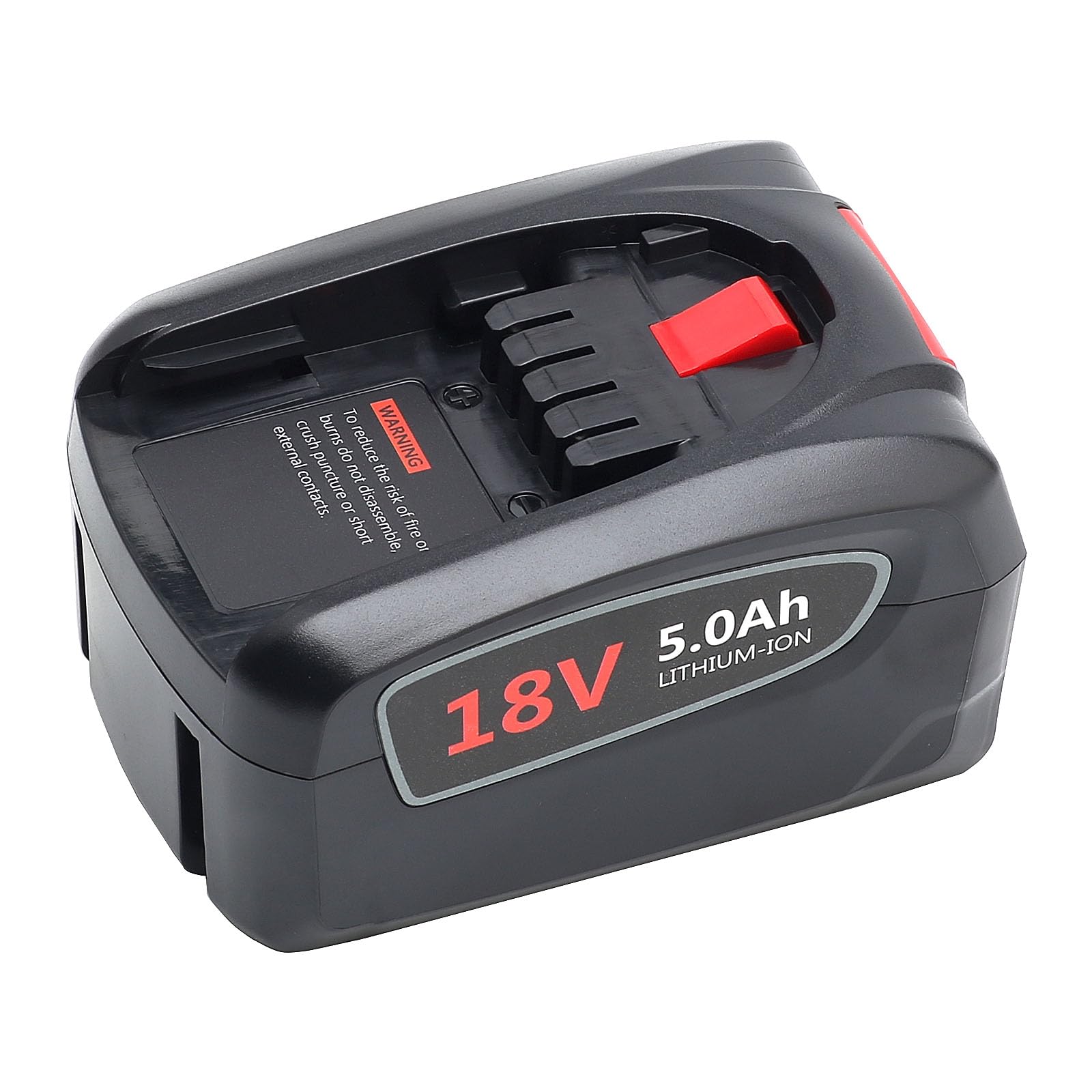 Batteria di Ricambio 18V 5.0Ah per Bosch PBA PSB PSR, per utensili Green 18V Casa & Giardino & 18V System AL1880CV AL1810CV AL18815CV AL1830CV (Non per la serie Bosch Unlimited)