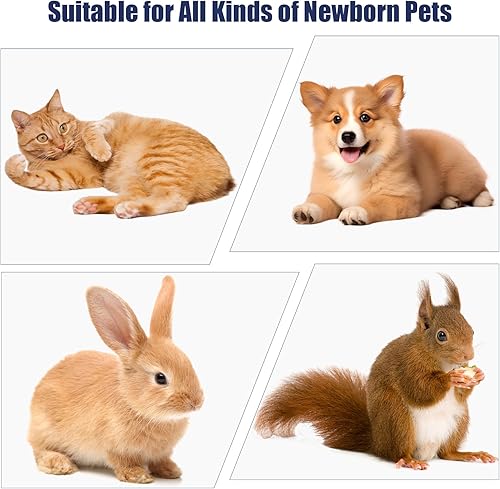 Miniatura 5 de Catéter de succión con extractor de moco estéril para cachorros recién nacidos, kit de alimentación de tubo de 8 FR rojo con jeringas de 0.7 onzas