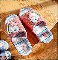 Vista 3 de Pantuflas de unicornio para niños, antideslizantes, para el hogar, para niñas y niños
