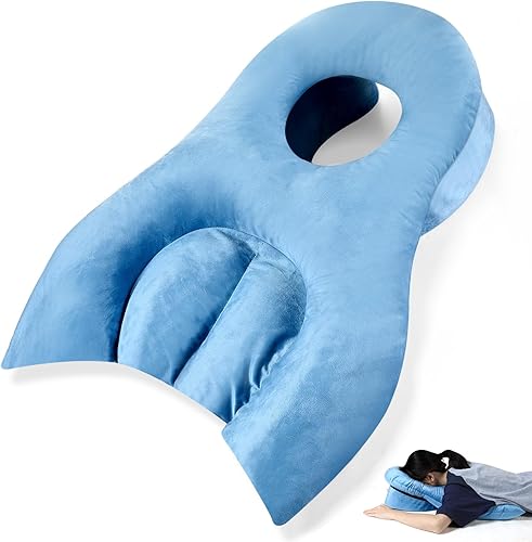 Almohada boca abajo para dormir para recuperación de BBL o cirugía ocular, almohada propensa para vitrectomía o cirugía de retina, cómoda almohada