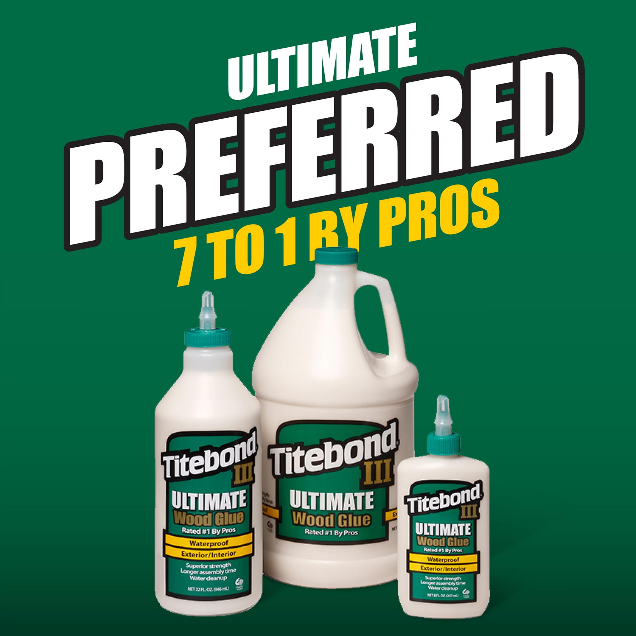 Titebond III Ultimate Wood Glue 2,15 Gallons