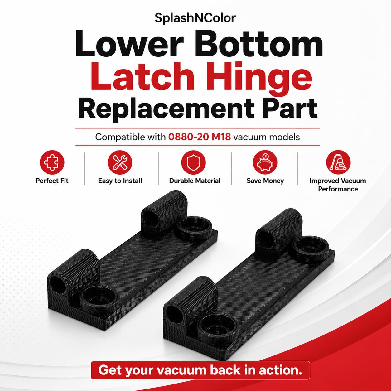 Amazon.com: SplashNColor Lower Bottom Latch Hinge Replacement Part