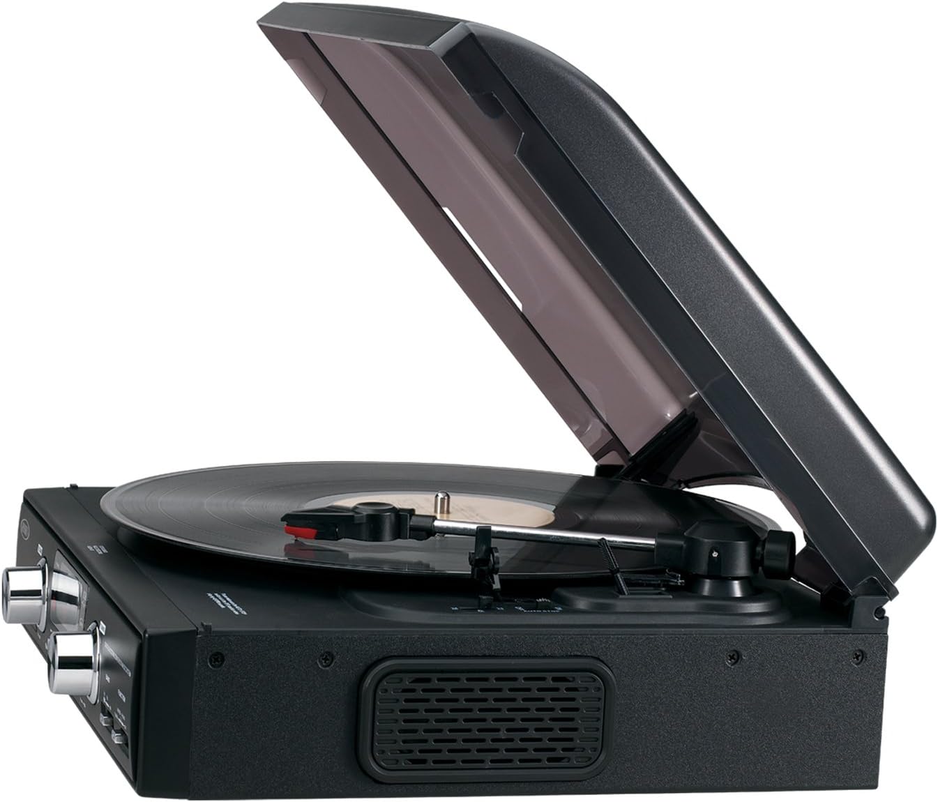 JENSEN JTA-460 Digital 3-Speed Stereo Turntable with MP3 Encoding & AM/FM Receiver