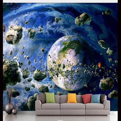 Amazon 幻想的な宇宙の空 壁紙 3d 寝室の壁紙壁画自己粘着リビングルーム写真壁画ポスター現代の壁の壁紙オフィス研究ソファテレビの背景 0x150 Cm 壁紙