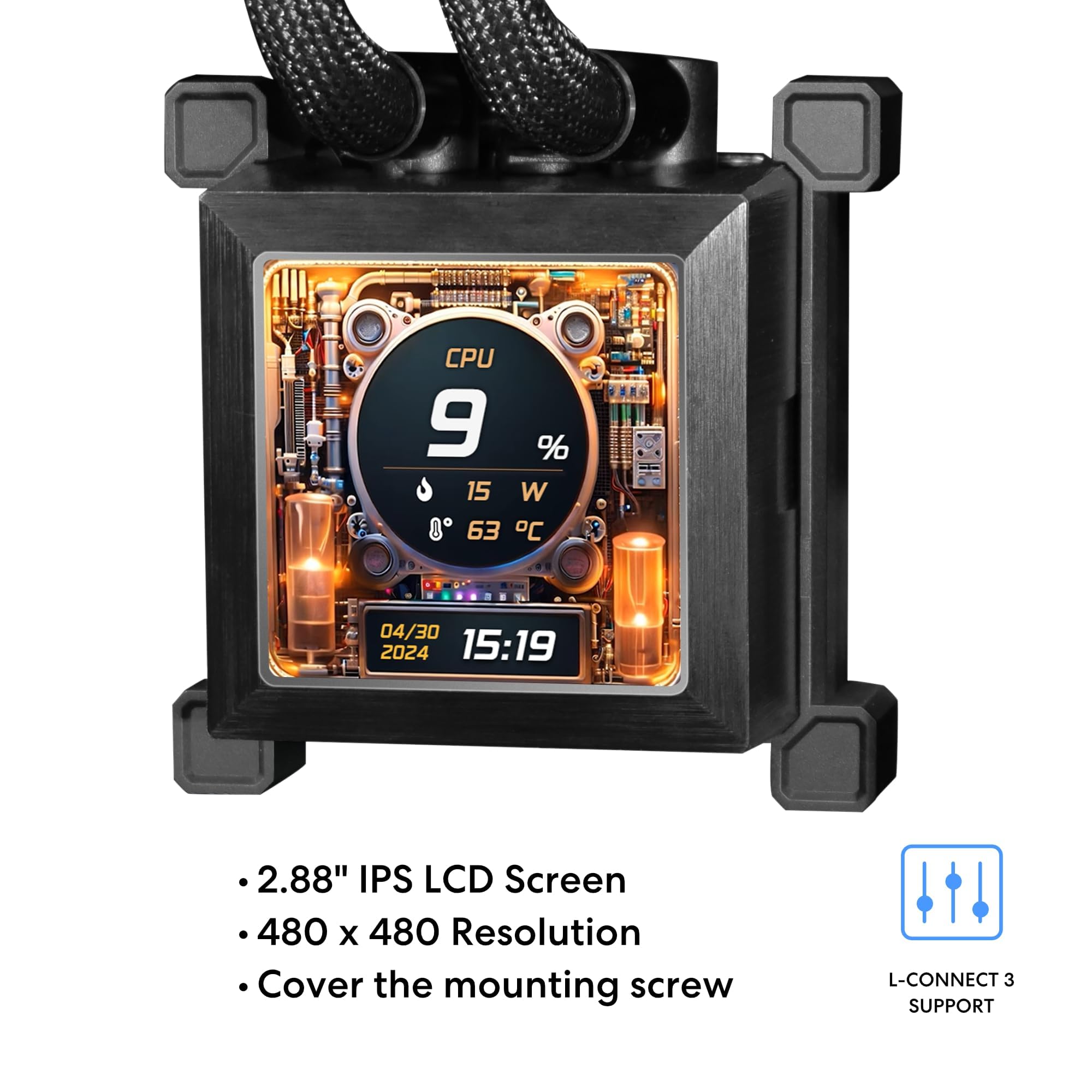 Amazon | LIANLI 簡易水冷キット HydroShift LCD 360S Black 120mm