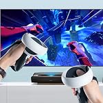 (1 Set) Orzero 1 Pair TPU Controller Cover and Nylon Strap Compatible for Quest 2, Anti-Throw Protective Adjustable Handle for VR Gaming Headset - Black
