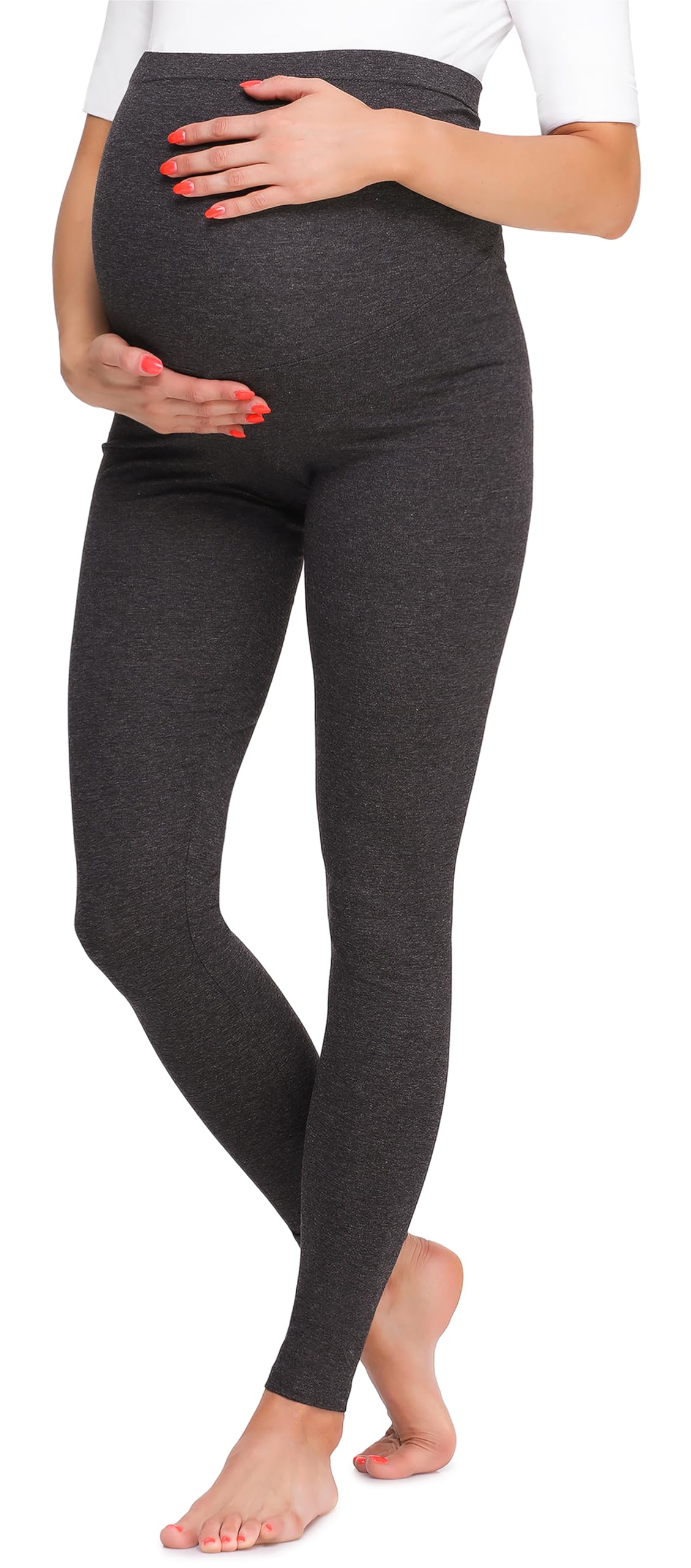 Be Mammy Damen Lange Umstandsleggings BE20-257
