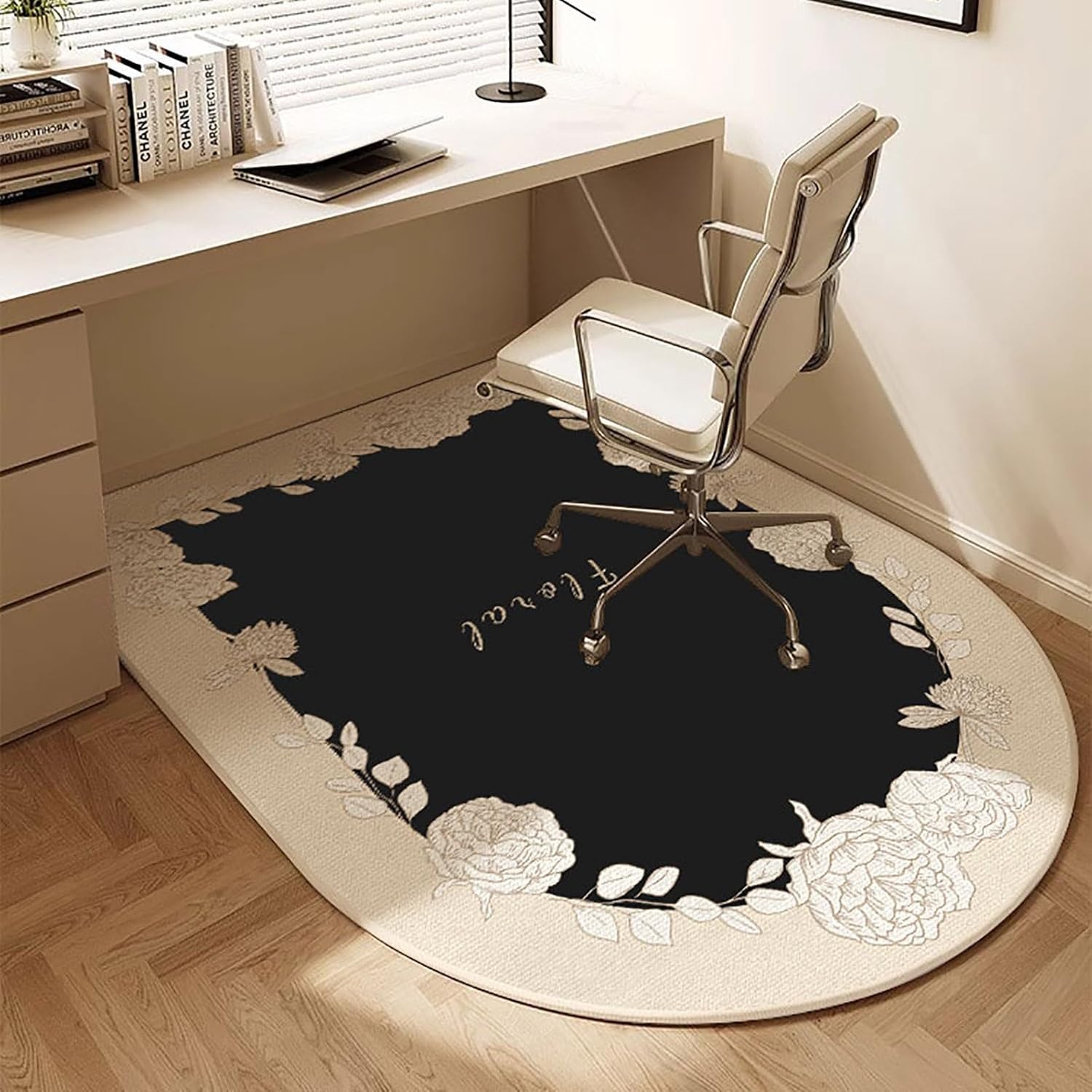 Office Chair Mat for Hardwood Floor, Rolling Under Desk Mat, Low Pile Carpet, Anti-Slip Computer Chair Rug for Home and Office Use, Easy to Clean(Style 6,180x120cm(70.8x47.2in))