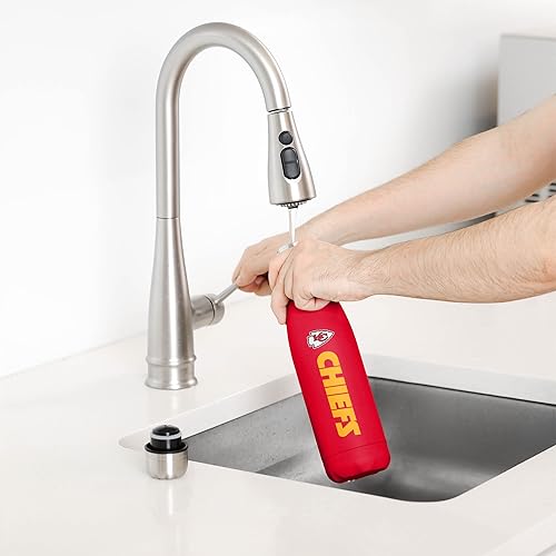 Miniatura 4 de FOCO NFL - Botella de agua unisex para adultos con logotipo de equipo de la NFL