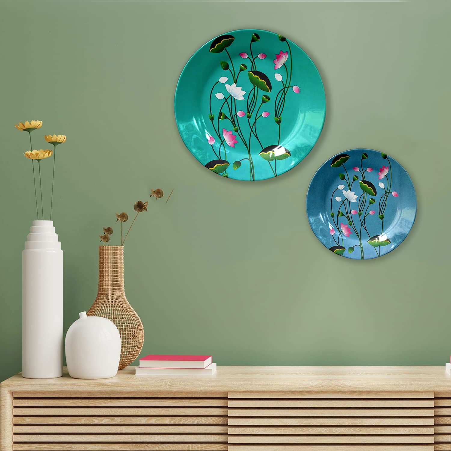 Buy Pichwai Handicraft Wall Hanging Ceramic Decorative Combo