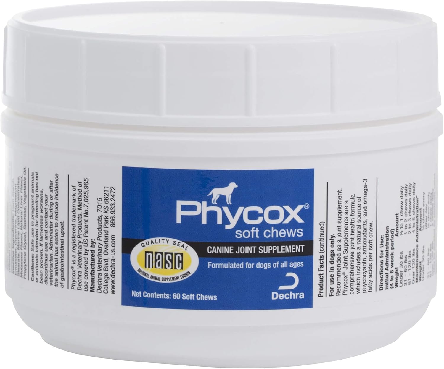Phycox Canine Joint Support, 60 Soft Chews