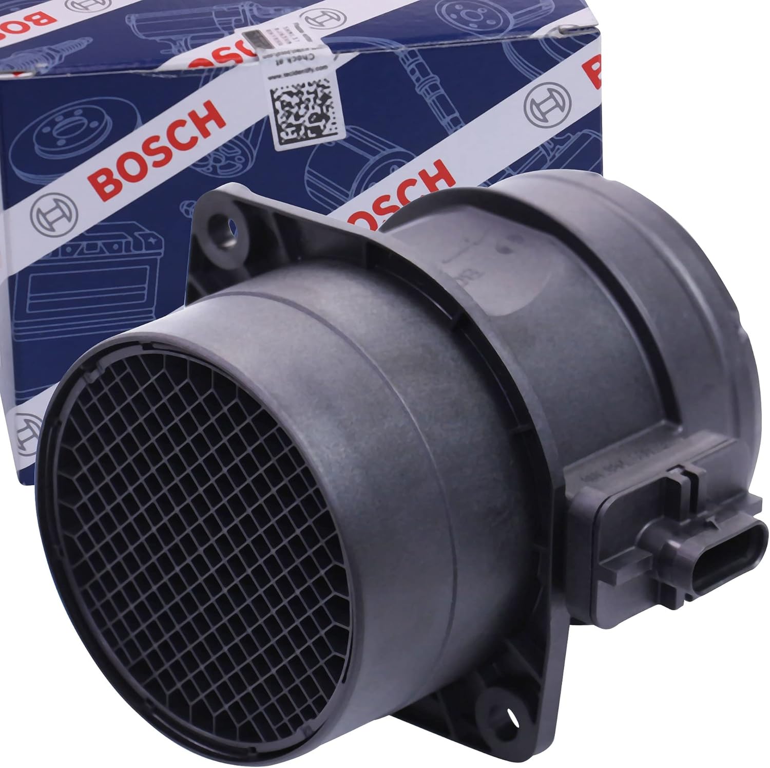 BOSCH 0281002956 Original Equipment Mass Air Flow (MAF) Sensor - Compatible With Select Audi A3; Volkswagen Beetle, Golf, Golf SportWagen, Jetta, Passat