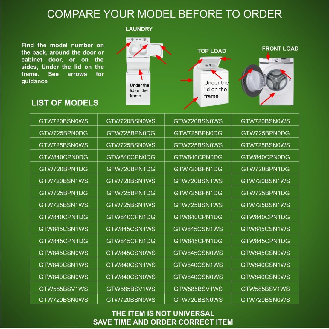 WH22X29049 CKDX29049X compatible with GE Washer Inverter Board fits old number WH22X29049