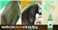 Vista 2 de Big Mare Cuidado de la piel y heridas de caballo multiusos Botella de 32 onzas Primeros auxilios: para picazón de la circunferencia, picaduras