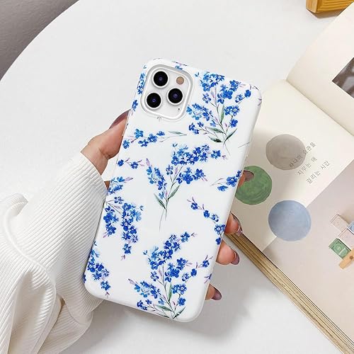 Miniatura 5 de J.west Funda floral para iPhone 11 Pro de 5.8 pulgadas, diseño de patrón de flores de TPU suave, a prueba de golpes, funda protectora para iPhone 11