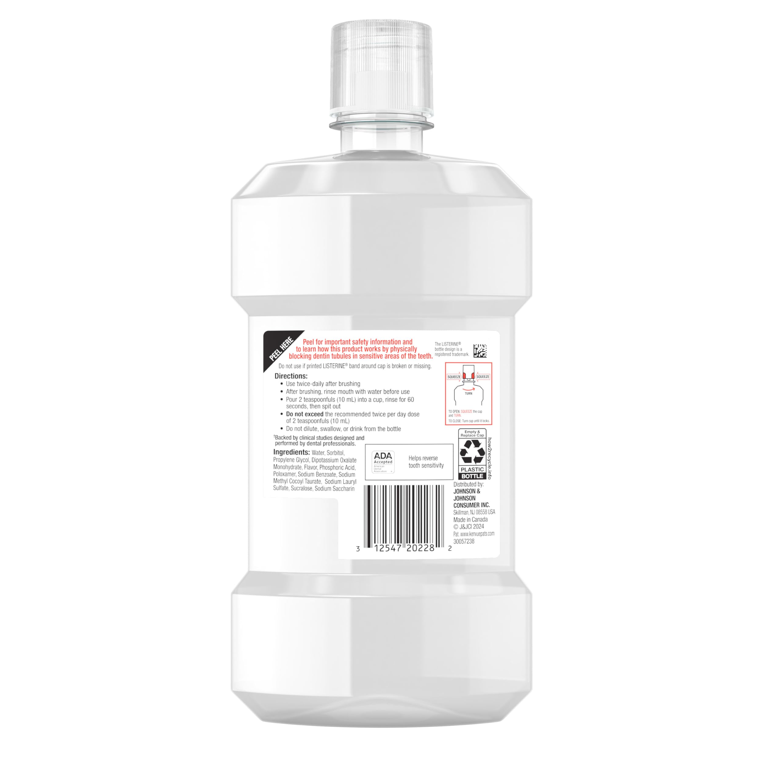 Listerine Sensitive Teeth Mouthwash - 24 Hour Relief -9 Listerine Sensitive Teeth Mouthwash - 24 Hour Relief -9