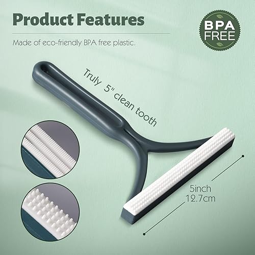 Miniatura 6 de Paquete de 2 removedor de pelusas para mascotas, perros, gatos, para muebles, alfombras, automóviles