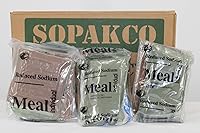 Vista 2 de SOPAKCO Raciones alimenticias reducidas en sodio MRE 16 comidas listas para comer - 8/23 o más recientes