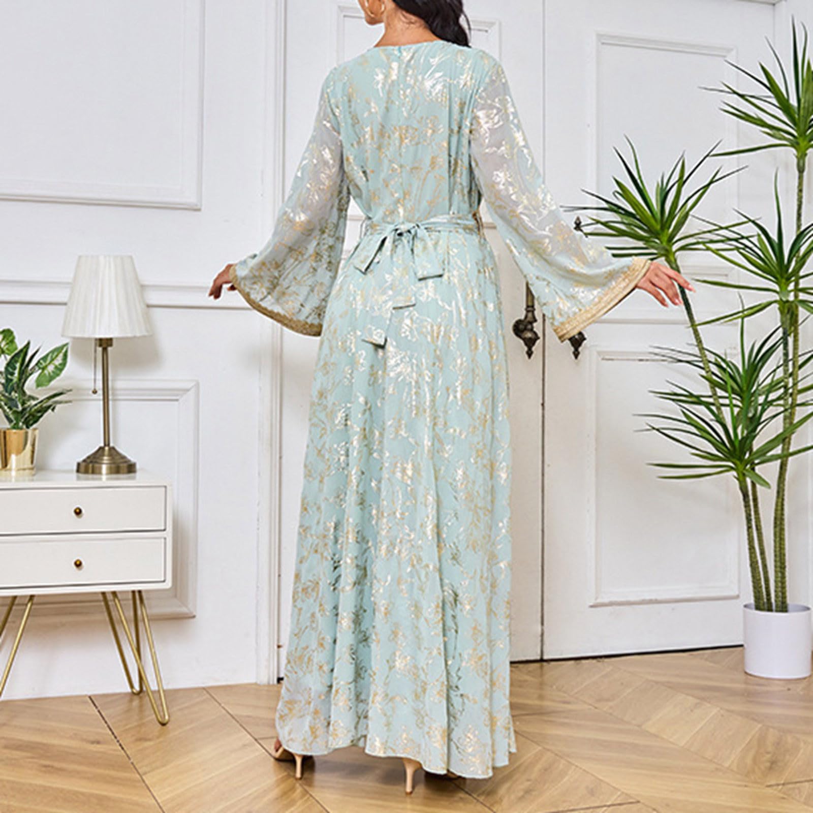 Genérico - Vestido para mujer, elegante, elegante, de noche, cóctel, ceremonia, informal, talla grande, encaje fluido, mediados de largo, boda, fiesta, verano, primavera, sexy A41