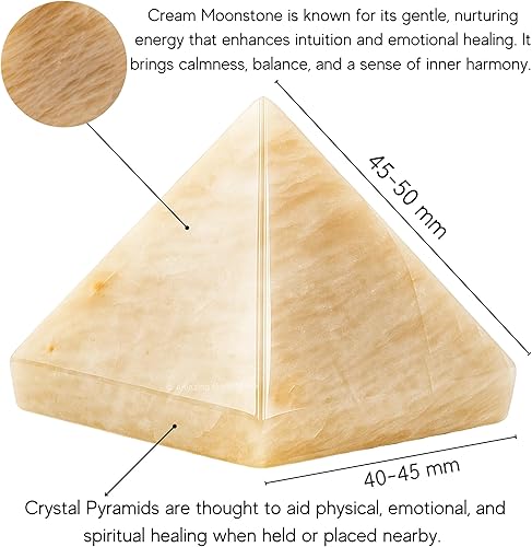 Miniatura 461 de Amazing Gemstone Piedras curativas de cristal de piedra de sangre africana, gran figura piramidal de 2 pulgadas de pirámide de piedra natural