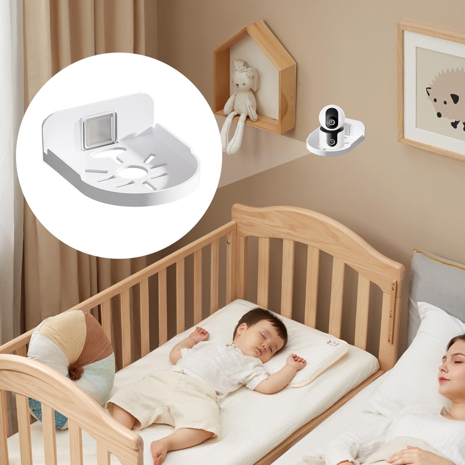 Supporto Da Parete Per Telecamera Di Sicurezza Baby Monitor Mensola Porta Telecamera