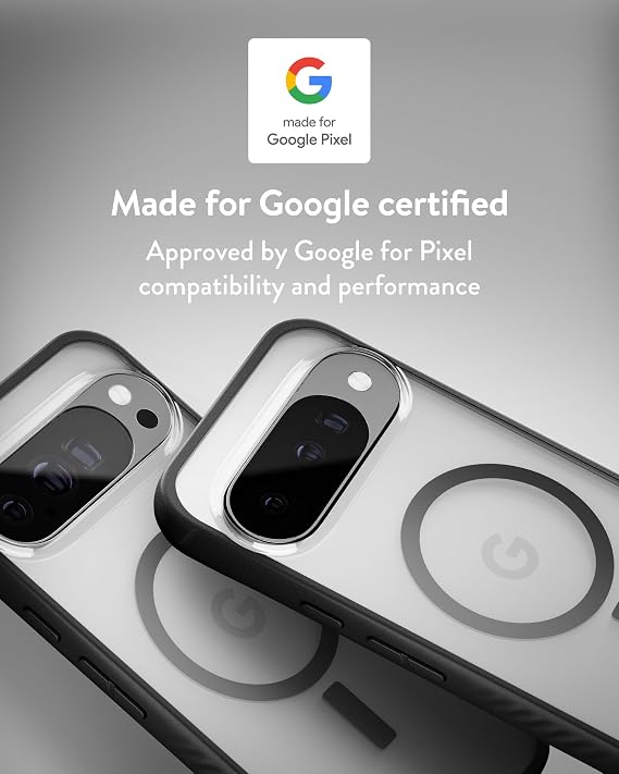 Mous for Google Pixel 10 Pro XL Clear Case, Compatible with Magsafe, Anti-Yellowing and Scratch Resistant