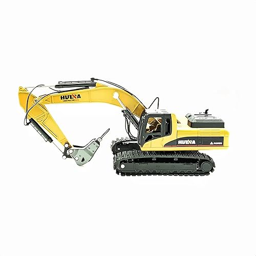 Vista 20 de Bulldozer - Juguetes para niños, cargador de metal resistente, juguete de arena/playa con brazo funcional y cubo, realista, perfecto para caja