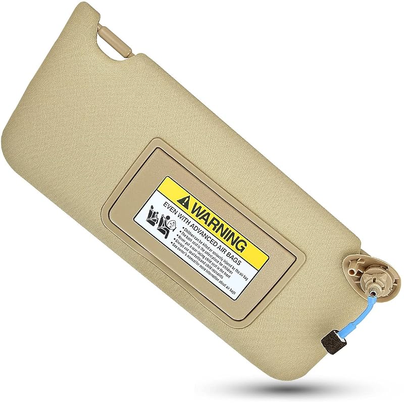 Para-sol direito do passageiro com luz de espelho para Honda Accord 2008 a 2017 UMISHI 83230TA0A91ZA