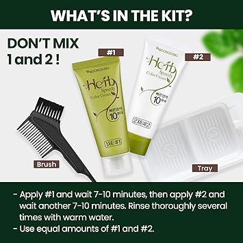Dongsung Herb Speedy Color Cream(Soft Black) Korean Herbal Vegan Hair Dye, PPD-Free, Ammonia-Free, Hypoallergenic 100% Gray Coverage Odorless Dermatologically Tested Quick 20-Minute Application