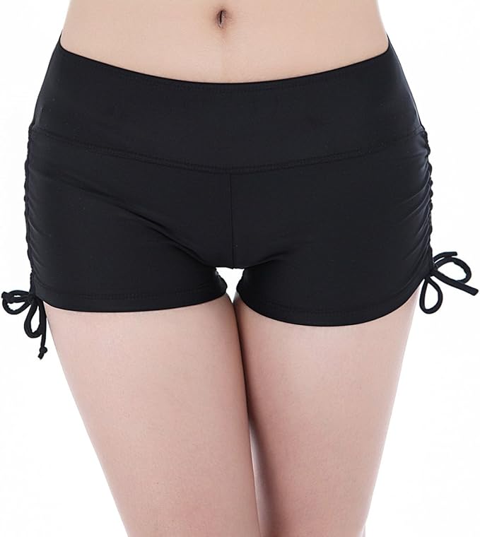 Pantaloncini da mare donna, con ampia fascia in vita. Slip costume da  bagno, con laccetti regolabili, donna, Lake blue, L : Amazon.it:  Abbigliamento