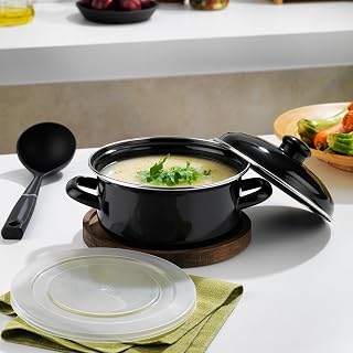 Schäfer Komfort Pişir Sakla Emaye Tencere 18 Cm-Si