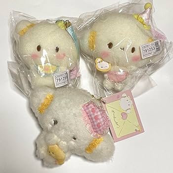 ようこそ こぎみょん パーティーデザイン こぎみゅん ぬいぐるみ マスコット 仲間が増えた、こぎみゅんのぬいぐるみやポーチ！サンリオ