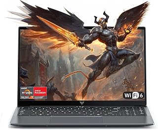 ACEMAGIC 15,6" FHD Ordinateur Portable Gaming Ryzen 7 7730U (8 C/16T, 4,5GHz Battu par i7-1265U) 16 Go RAM DDR4*2, M.2 SSD 512 Go PC Portables, 3*USB 3.2, BT5.2,HDMI,Type-C, Batterie 54,7 Wh, WiFi 6.0 - Amazon product rated Grade A