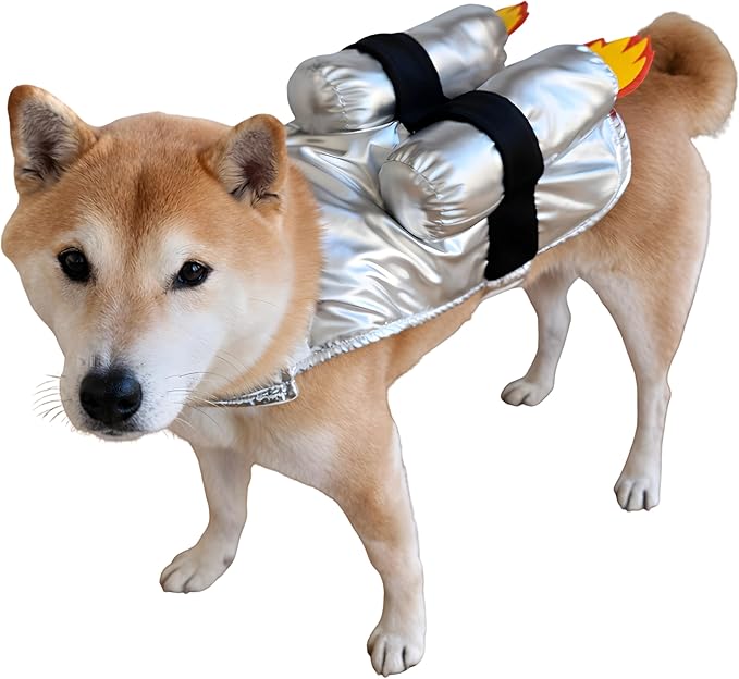Disfraz de Capa Cohete Espacial para Perros CheetahBoo Talla S miniatura 2