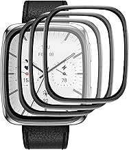 GIOPUEY Pack of 3 Screen Protectors for Amazfit Active 2 Square, Full Coverage, HD Composite Material, Ultra Thin Film, Anti-Scratch, Anti-Reflective, Transparent