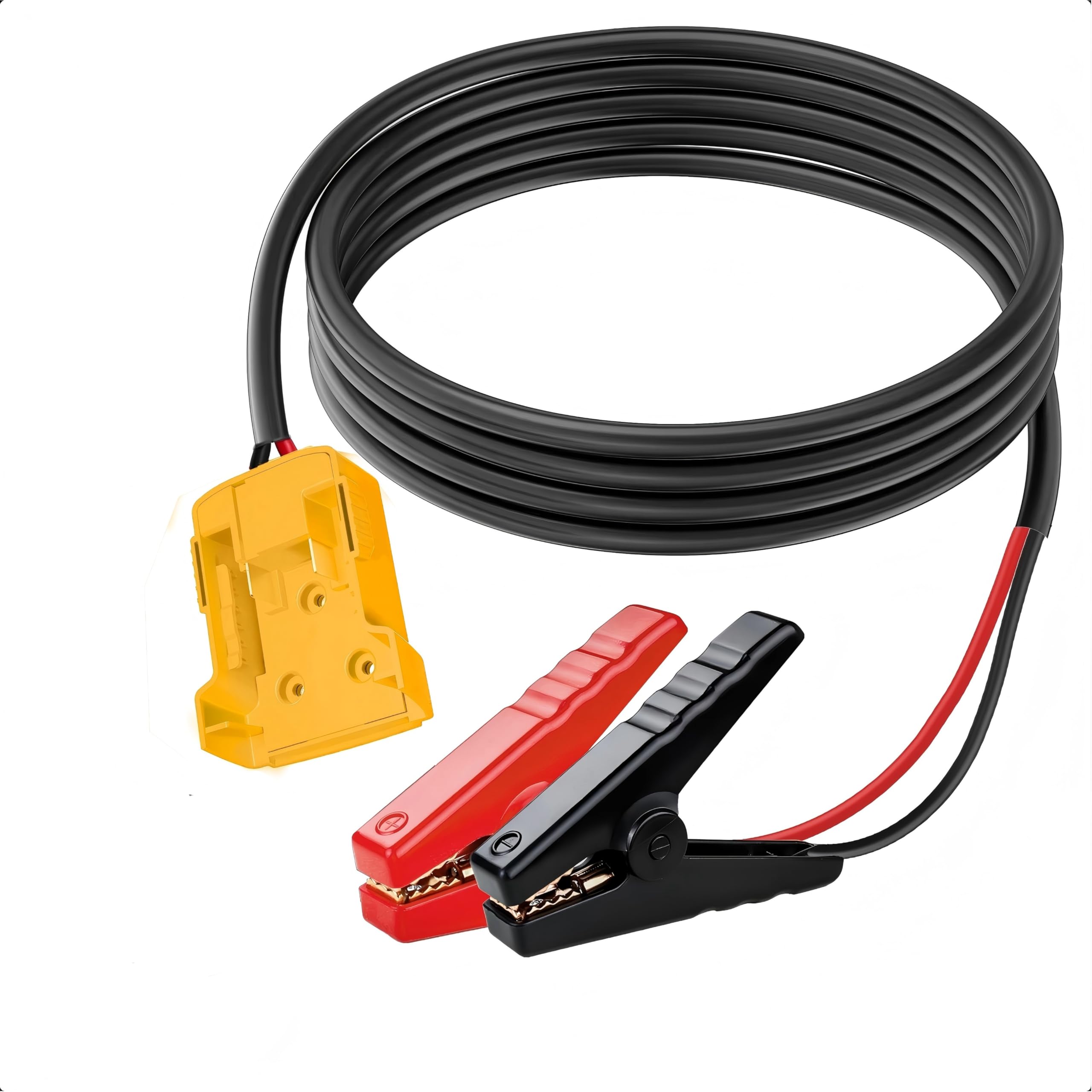 Jumper Cable Clamps, 6.2FT 8AWG Portable Battery Jumper Starter Automotive Booster Cables Power for Car Jump Starting Using Tool