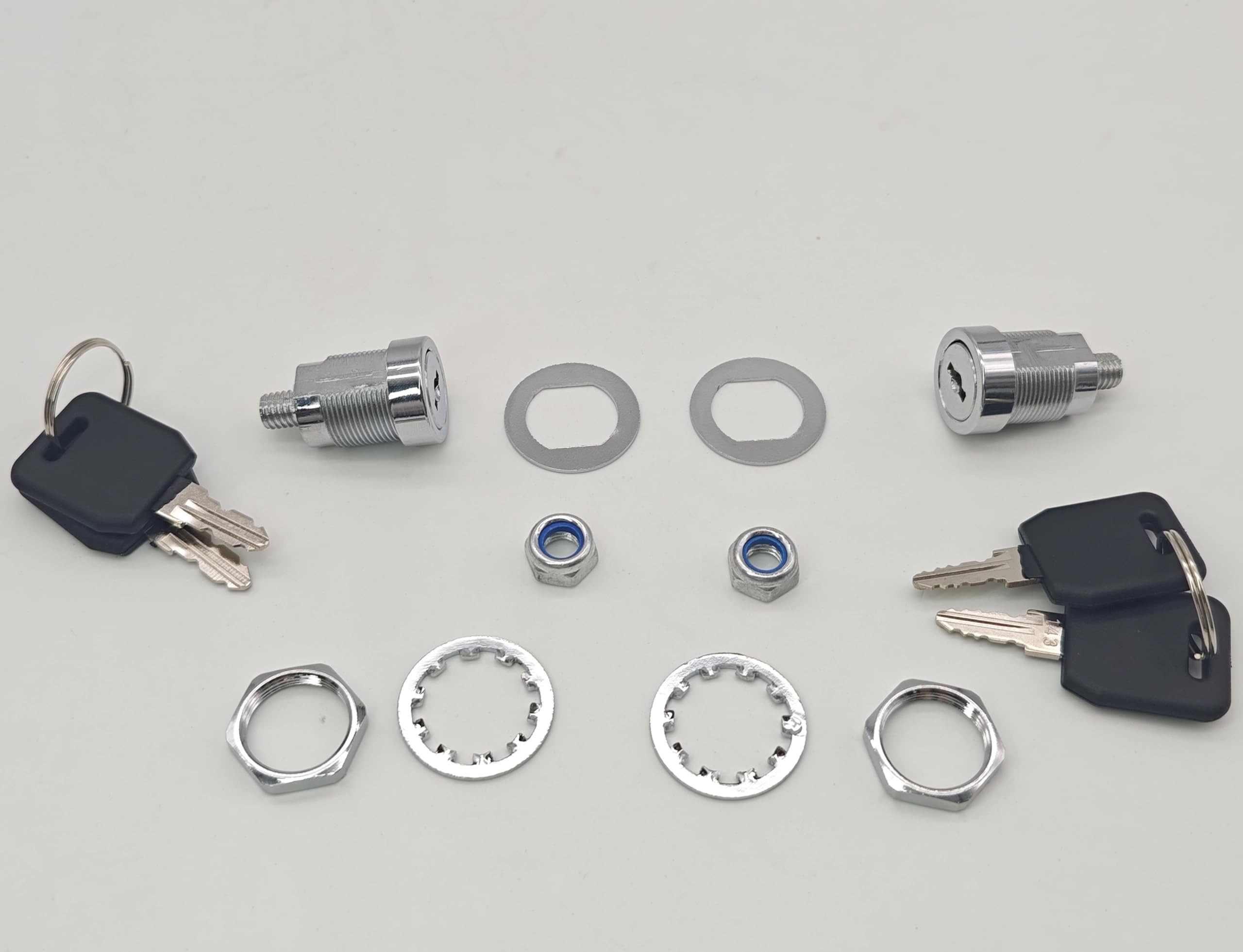 Armstrong Replacement Locks for Stack-On Safes (2-Pack), Chrome