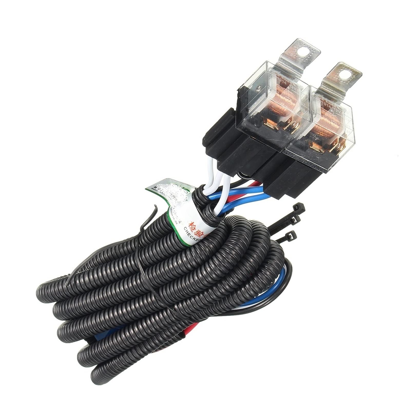 Buy YHNUJMIK LingLONG Wiring Harness Kit 12V H4 NegativeSwitched LED