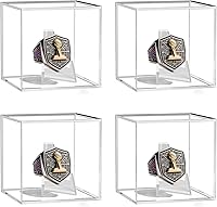 Vista 12 de 1 estuche de exhibición de béisbol, estuche acrílico transparente para exhibir recuerdos de cubo de béisbol, estuche de bola de autógrafo, estuche