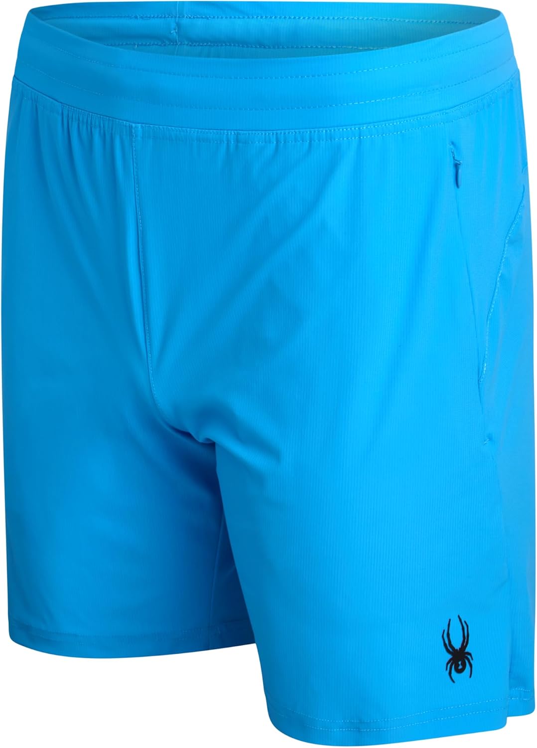 Spyder Mens Gym Shorts - 7” Lightweight Stretch Performance Mens Athletic Shorts with Zipper Pockets for Workout Running Gym