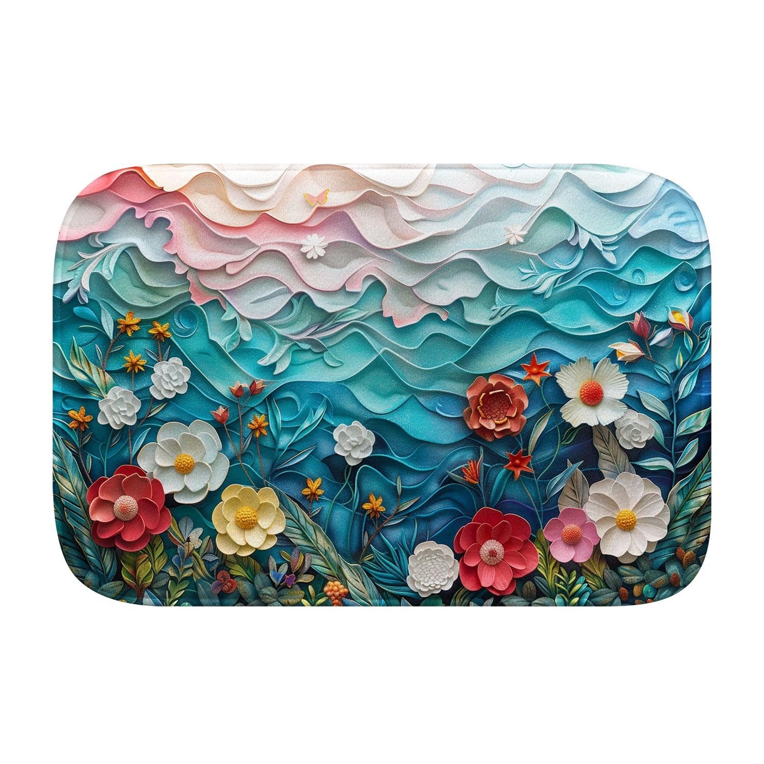 Tapis de bain mousse à mémoire de forme antidérapant Générique VCS 80 x 50 cm