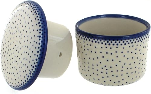 Miniatura 2 de Blue Rose - Mantequillera francesa con lunares pequeños