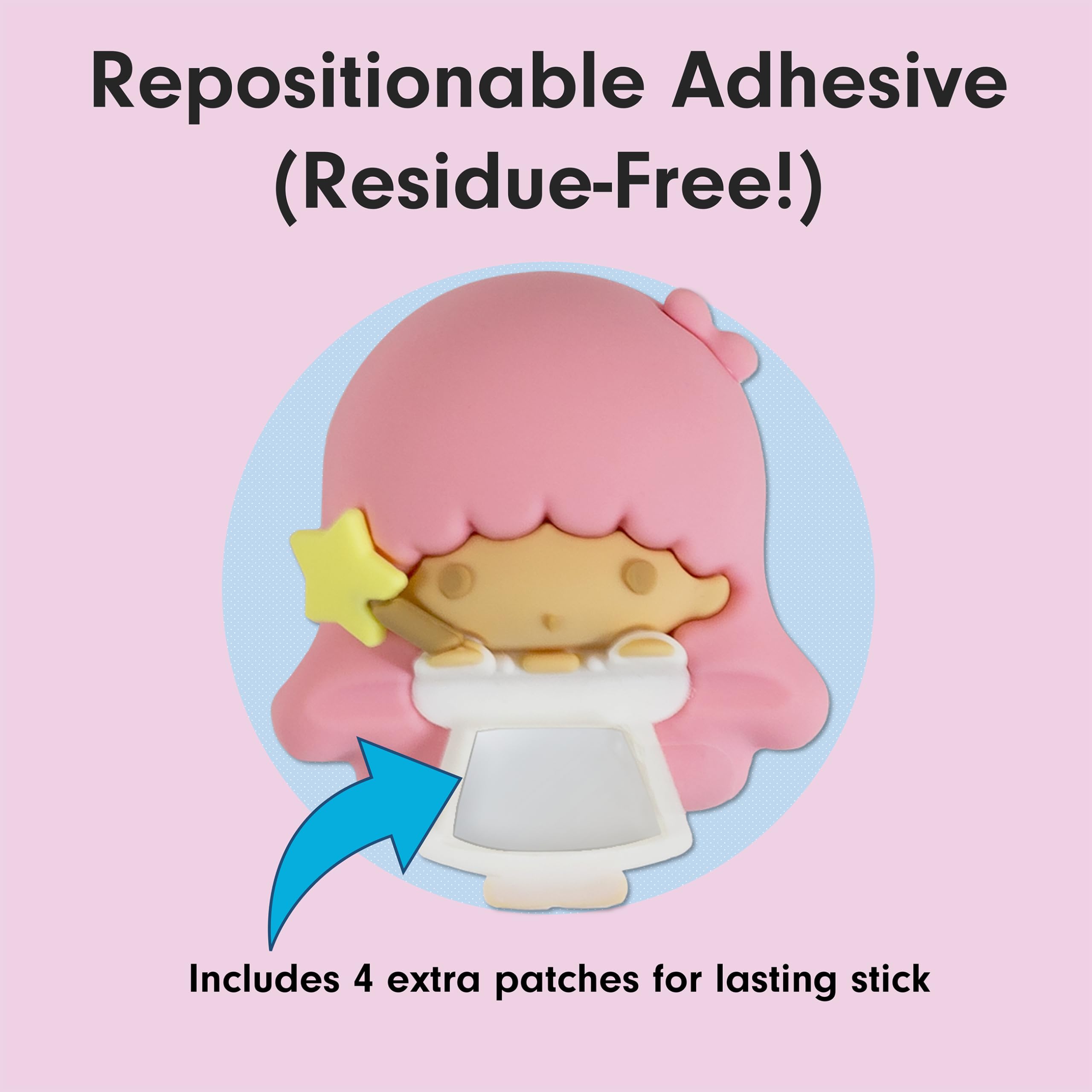 Sonix x Sanrio Hello Kitty & Friends Peekers - Pastel Series Blind Box - Adhesive Decorative Mini Figures - Includes Hello Kitty, My Melody, Kuromi, Little Twin Stars, or Mystery Character: Multicolor