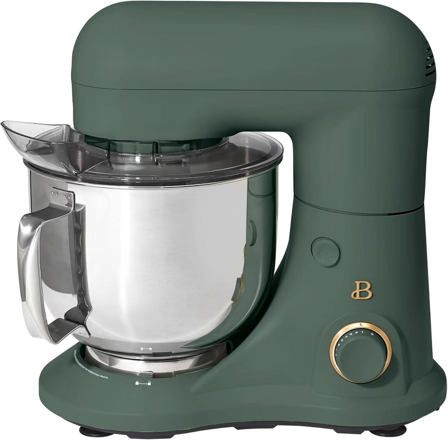 5.3 Qt Stand Mixer, 300W Electric Kitchen Mixer with 12 Speeds, Tilt Head Design, Stainless Steel Bowl, Dough Hook Whisk Beater Splash Guard (Thyme Green)