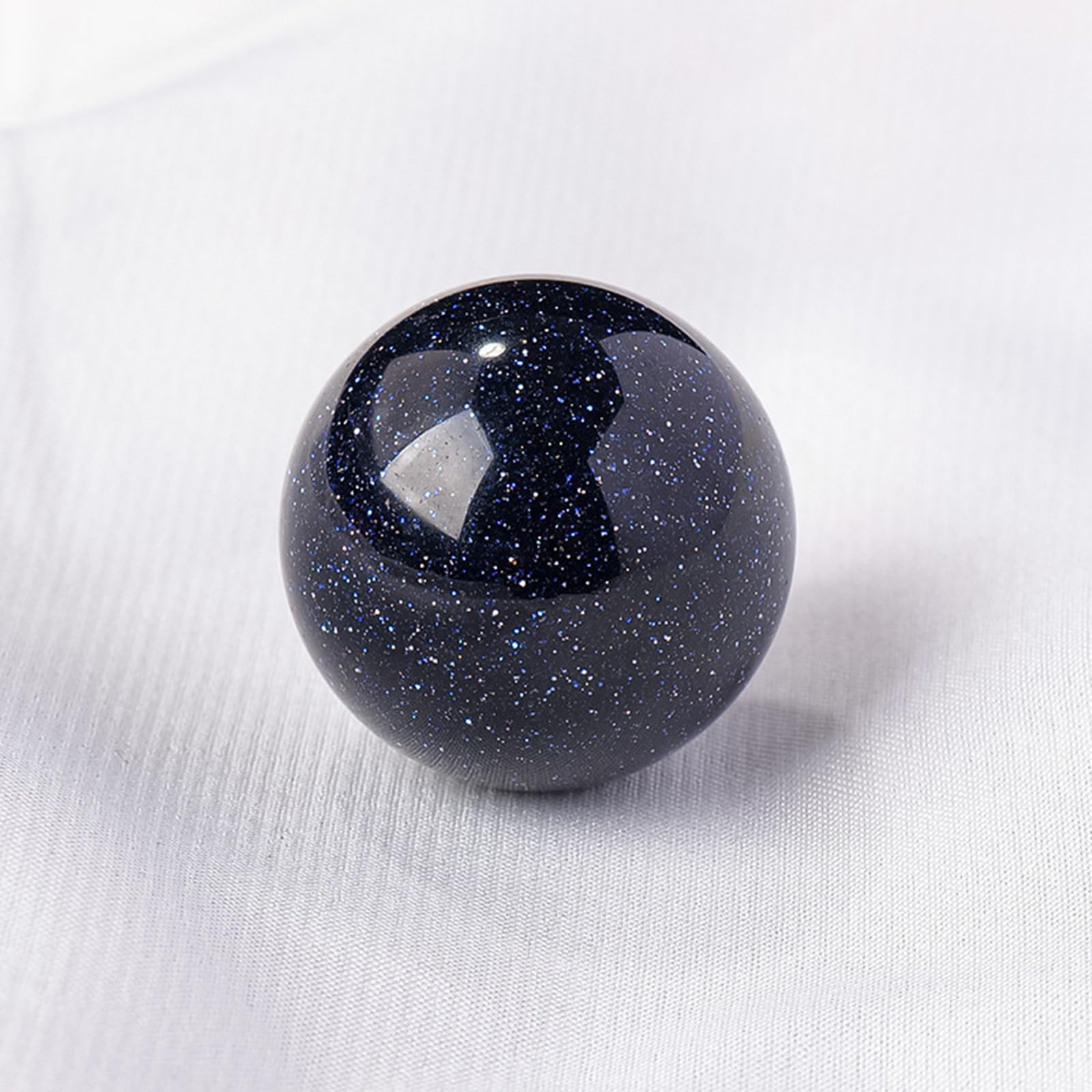 Ornamenti a sfera di cristallo in arenaria blu, articoli per ufficio. | Sfera di cristallo blu per la meditazione, decorazione Feng Shui, oggetto fotografico Lensball