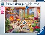Ravensburger Cozy Cabin 1000 Puzzle de puzzle pour adultes - 12000293 - Outillage fabriqué à la main, fabriqué en Allemagne, chaque pièce convient parfaitement