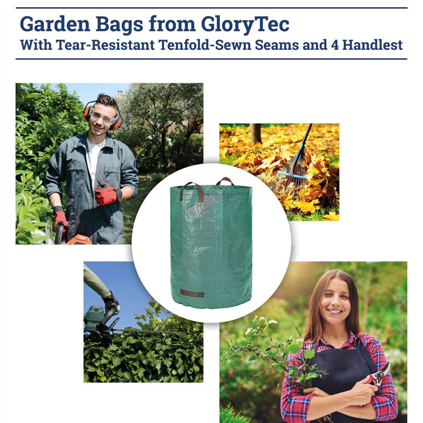 Grande spazzatura portatile può pieghevole pop-up giardino foglia cestino della spazzatura della spazzatura del sacchetto di stoccaggio dei fiori e della raccolta dell'erba del bidone della raccolta d